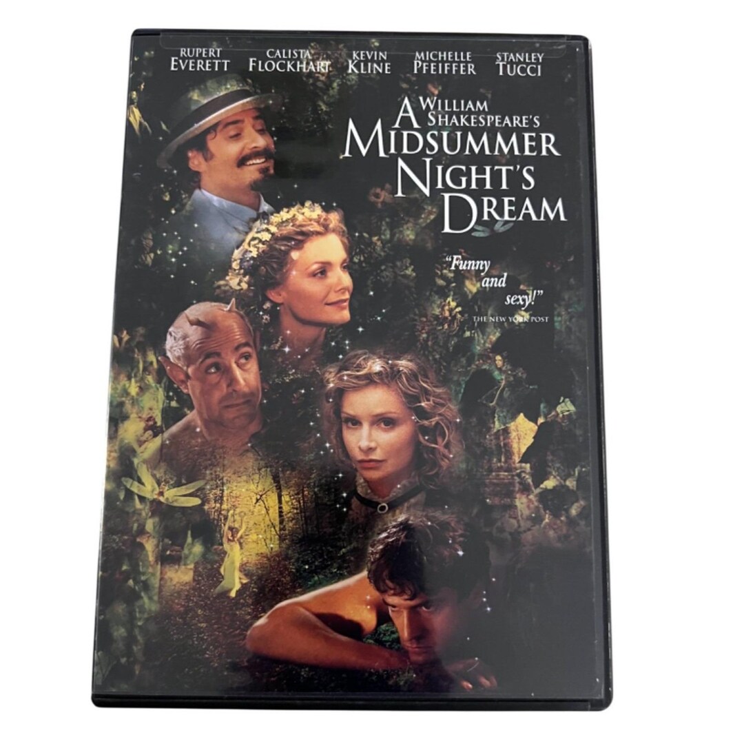 A Midsummer Nights Dream 1999 Movie DVD Kevin Kline Michelle Pfeiffer ...