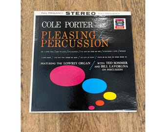Cole Porter In "Pleasing Percussion" Vintage Vinyl Record Album Stereo