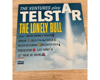 Vintage the Ventures Play Telstar and the Lonely Bull Vinyl LP