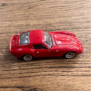 Vintage Hot Wheels Red Ferrari 250 GTO Diecast Car Malaysia Collectible Toy Model