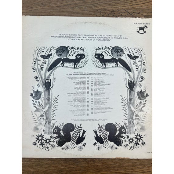 Widgie the Whale Vinyl Record by the Rocking Horse Players