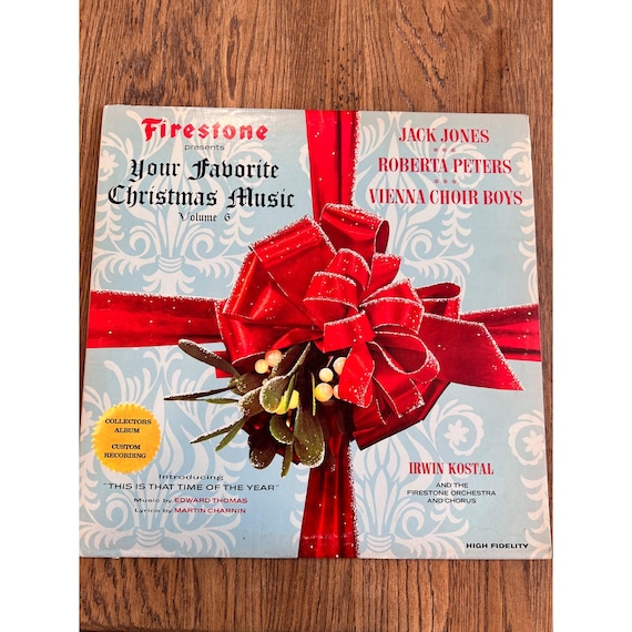 Firestone Presents Your Favorite Christmas Music Vinyl Jack Jones Record  Album