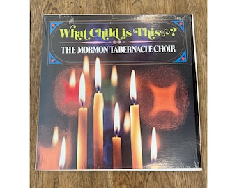 What Child Is This? The Mormon Tabernacle Choir Vinyl 1P 60081 Record Album
