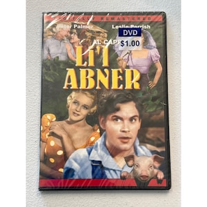 Peut inclure: DVD numériquement remasterisé du film "Li'l Abner" avec Peter Palmer et Leslie Parrish. La couverture présente des images des acteurs et un porcelet. Le DVD est scellé dans du plastique.