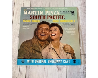 メアリー・マーティン＆エツィオ・ピンツァ 南太平洋 LP ビニールレコード オリジナル・ブロードウェイ・キャスト
