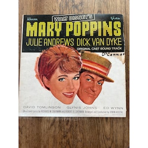 Walt Disney's Mary Poppins Original Cast Soundtrack Vinyl1964 Record BV-4026