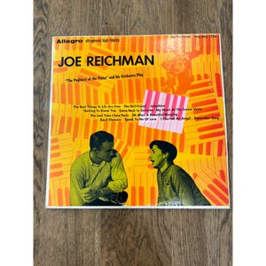 Joe Reichman &quot;Pagliacci Of The Piano&quot; Vinyl Record 1724B Album