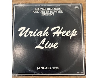 Original 1973 Uriah Heep Live Album - Etsy