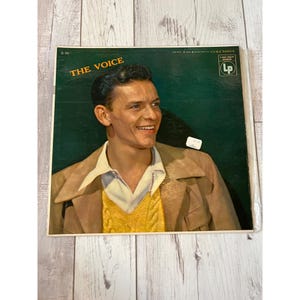 Disco de vinilo CL 743 de &quot;La Voz&quot; de Frank Sinatra, álbum vintage
