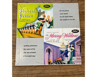 El Príncipe Estudiante y La Viuda Alegre Disco de Vinilo Vintage T-437