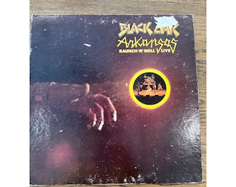 Black Oak Arkansas, Raunch -n- Roll Live, Vintage Record Album