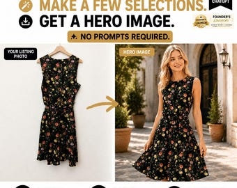 AI Hero Image Generator | Product Photos for Resellers | No Prompts Required | Digital Download