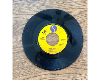 Popmusik von M, 7"-Vinyl, 45 U/min, Sire Records SRE 49033, 1979, M Factor Single, USA