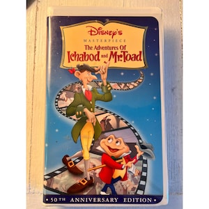 Walt Disney's The Adventures Of Ichabod & Mr. Toad VHS 50th Anniversary Edition