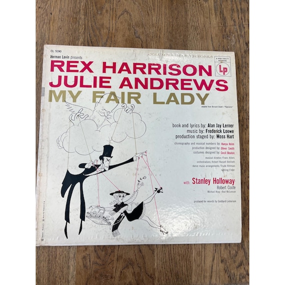 Rex Harrison & Julie Andrews My Fair Lady Album Vinyl Record OL