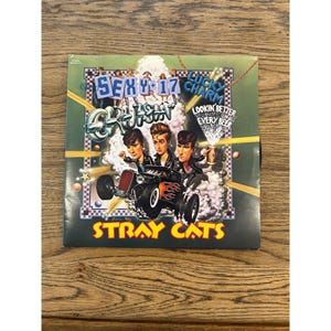 ストレイ・キャッツ「Sexy + 17」ビニールレコードセット（ピクチャースリーブアルバム付き）