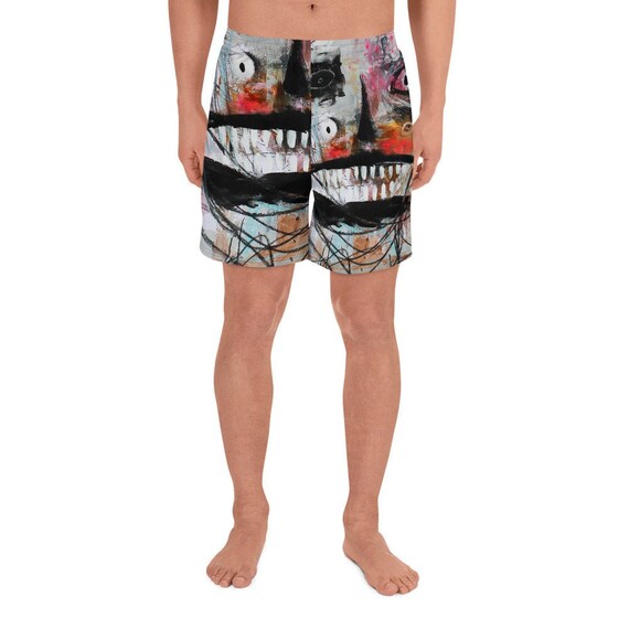 goth swim trunks