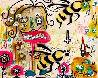 Bee Street Art - Etsy