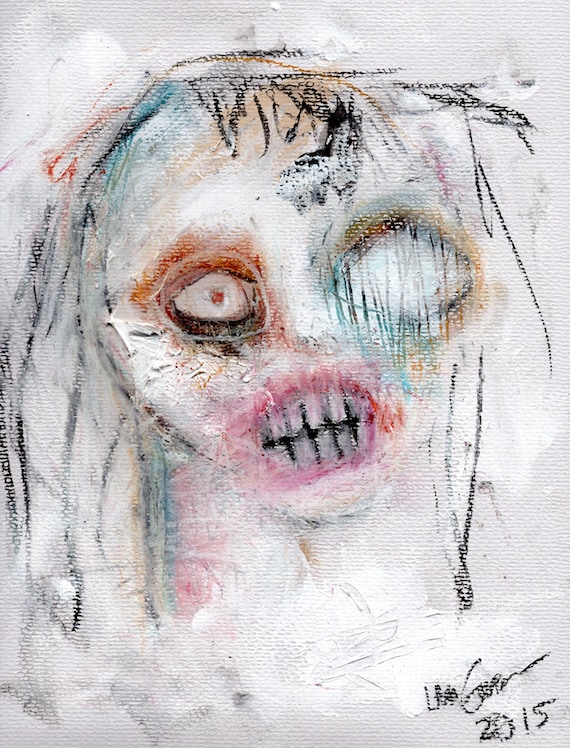 Outsider Art. 8x11 Print, Modern Art Print, Graffiti Art