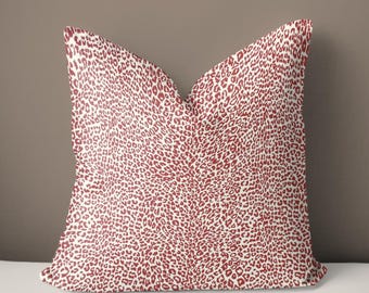 Leopard Print Pillow Cover and Insert Preppy Coquette Coastal Grandmillennial Gift for Her Spring Summer Home Decor Pinterest Trendy
