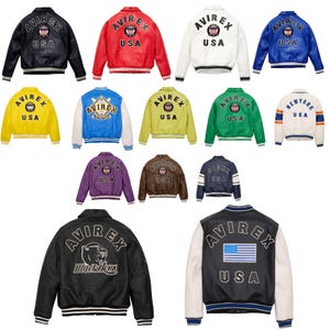 Nouveau blouson homme Avirex USA American A2 Iconic Bomber Flight en cuir de vachette véritable, disponible dans toutes les couleurs, cuir véritable fait main