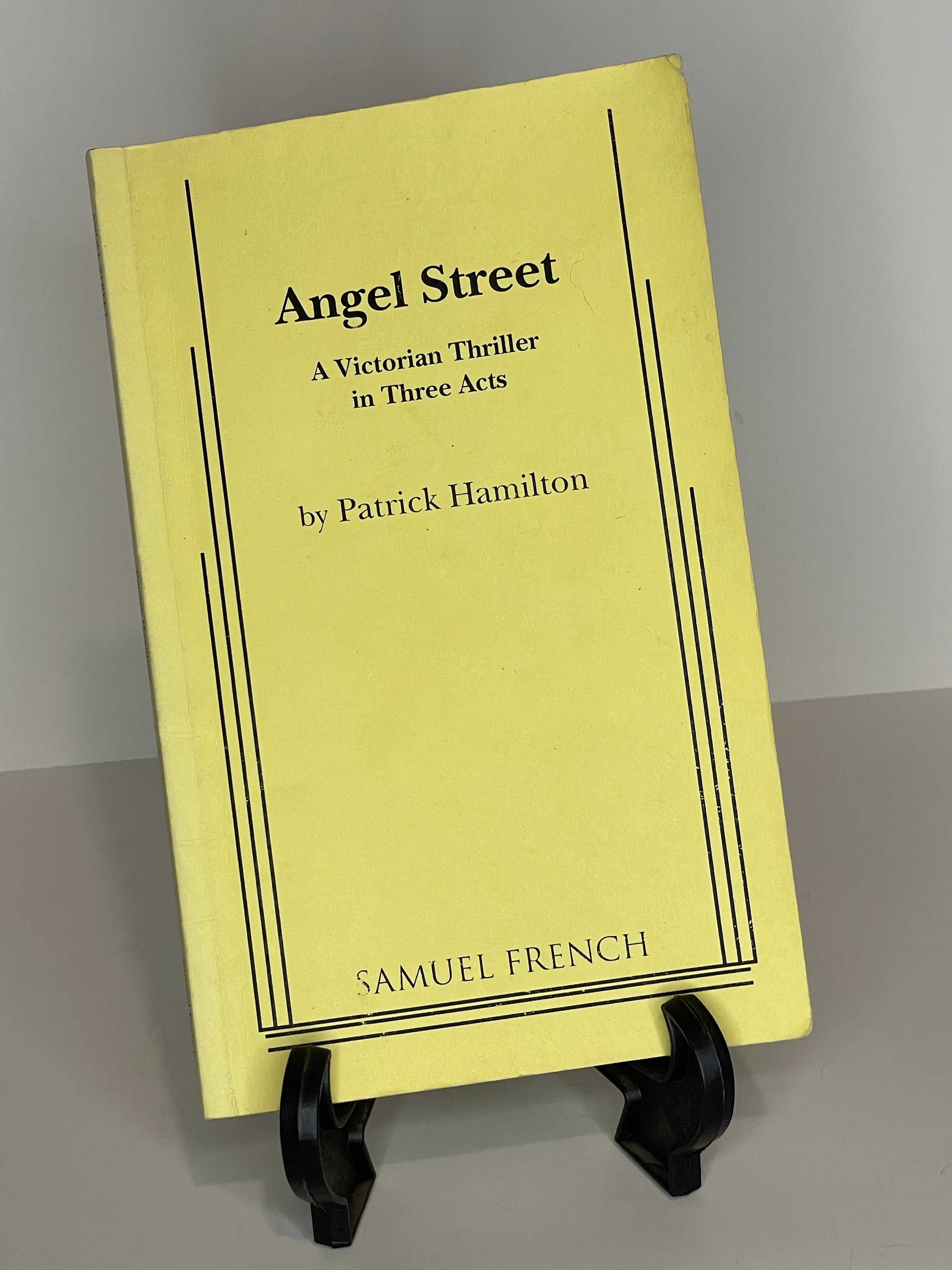 Samuel French Angel Street Playscript Gaslight Ingrid Bergman Theater Production Script Patrick Hamilton Playwright Plays Actor Editions Etsy