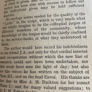 May include: Close-up of a vintage book page with printed text. The text is in black ink on aged, cream-colored paper. The page includes paragraphs and sentences, with some words highlighted. The book appears to be an academic or historical text.