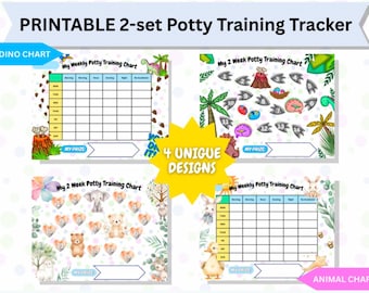 Printable Potty Training Tracker: Downloadable PDF Template for Toddlers & Preschoolers