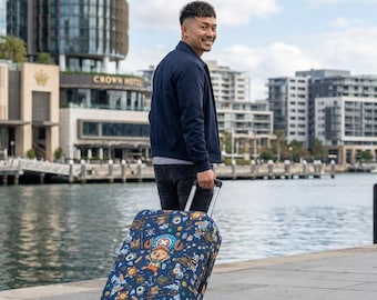 Tony Tony Chopper Luggage Cover | One Piece Anime Fan Art, Travel Accessory