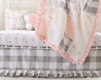 Handmade Baby Girl Crib Bedding And Nursery By Lottiedababy
