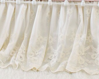 lace crib skirt