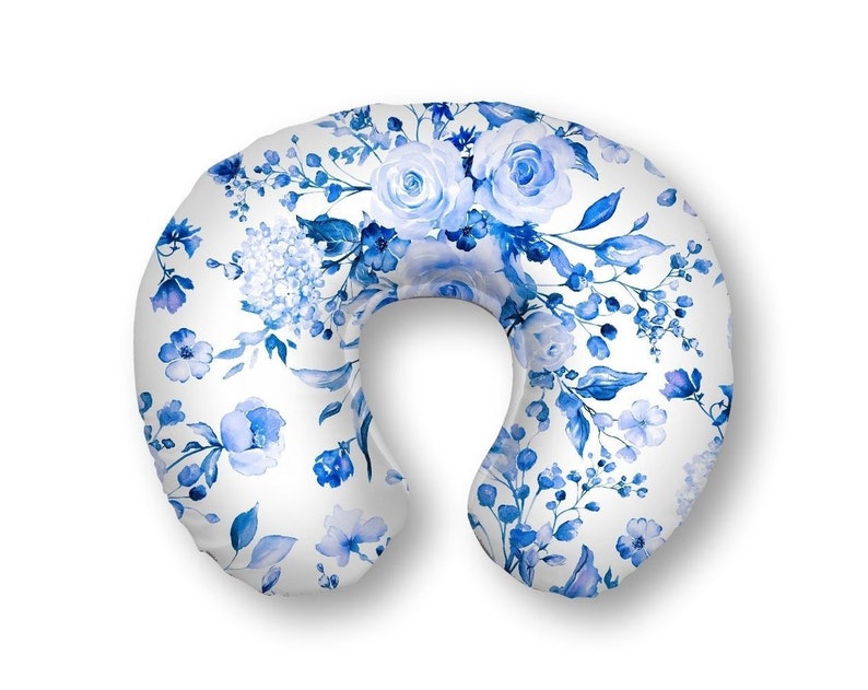 White Crib Bedding Blue and White Roses Nursery Bedding and Decor Indigo Blue Roses Baby Bedding Set