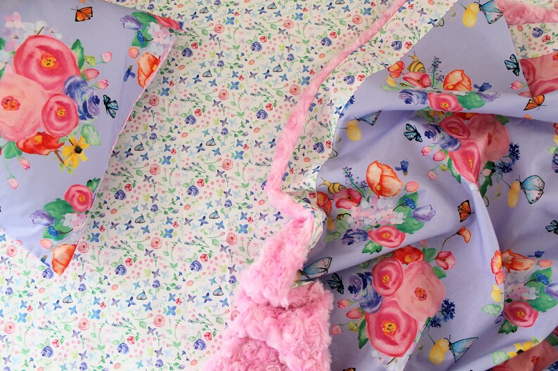 lilac nursery bedding