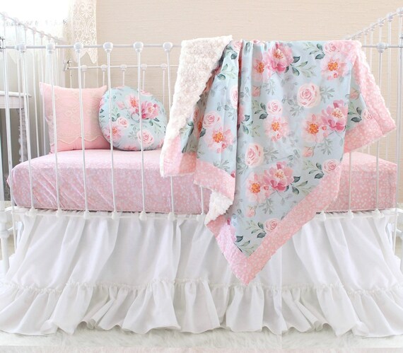 vintage floral crib bedding sets