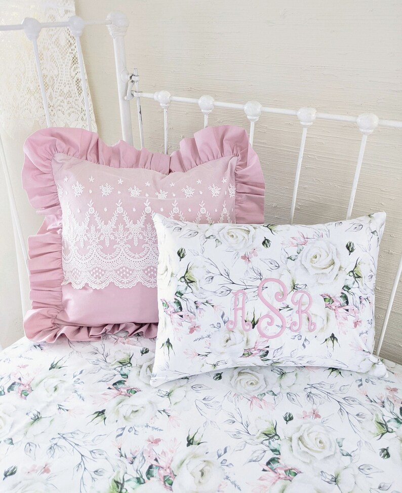 Dusty Pink Crib Bedding Set for Girls Solid Baby Bedding Crib Etsy