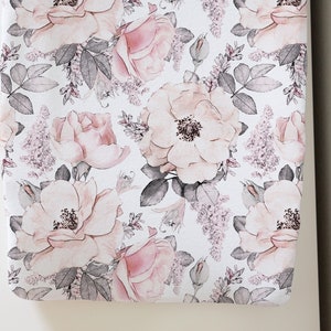 dusty rose changing pad cover
