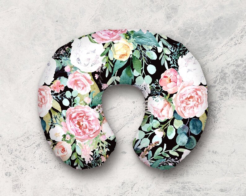 floral nursing pillow