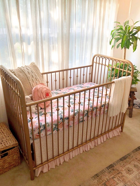 rustic girl crib bedding