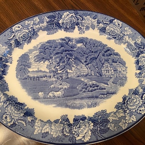 Enoch Woods English Scenery platter from Woods Ware, Wood & Sons England