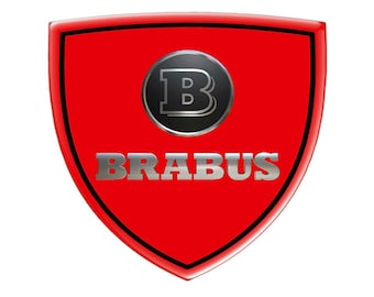 Best Quality Silicone Sheld Sticker Brabus, Epoxy Resin Dome Sticker, All sizes Logo for interior, Exterior, Tuning, Laptop, Phone, Glass