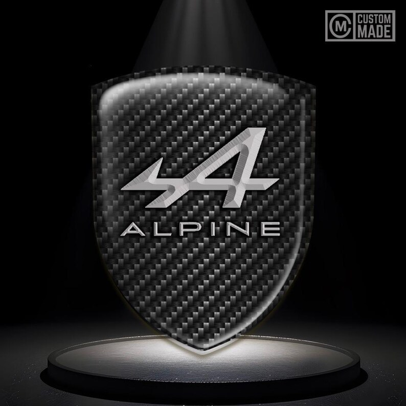 Alpine Silicone Tuning Emblem: Epoxy Resin Dome Sticker, Car/laptop ...