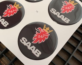ORIGINALE SAAB ANTERIORE Cofano Emblema/Distintivo 9-3 & 9-5 - Nuovo