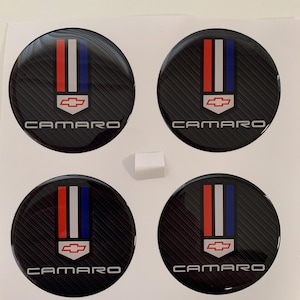 Chevrolet 3D Print Flat Surface Tuning Emblem, Epoxy Resin Dome Sticker, 4 of All sizes Logo for Wheel Center Hub Caps, Laptop, Phone, Glass