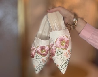 Handmade special design slippers and bag