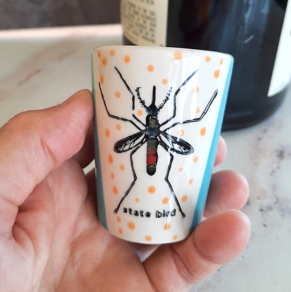 BUG OUT WARE- "State Bird" Shot Glass #11