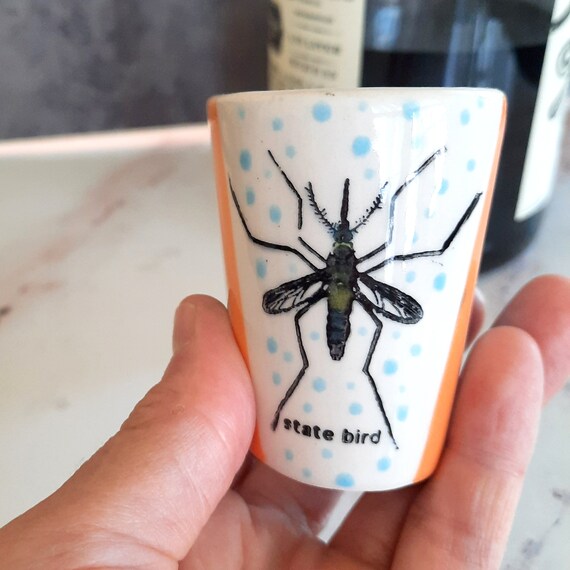 BUG OUT WARE- "State Bird" Shot Glass #6