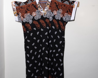 Abito da donna con stampa multicolore / Camicia africana da donna / Moda africana / Abbigliamento tradizionale africano / Camicia Dashiki / Top Ankara