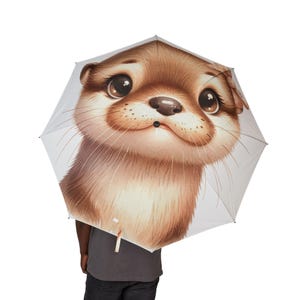 Cute Animal Print Umbrella | Adorable Pet Design, Personalized Rain Gear, Gifts for Kids, Fun Rainy Day Essentials, Birthday Present