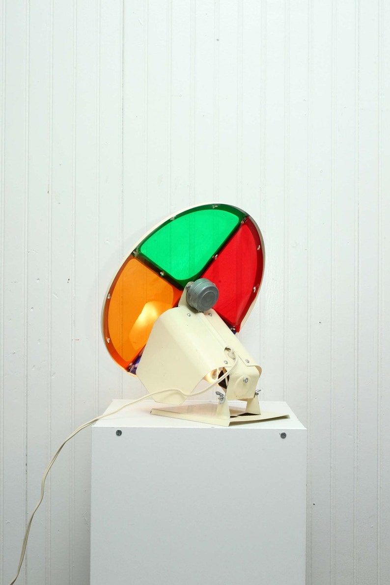 Vintage aluminum christmas tree rotating color wheel Electra Etsy