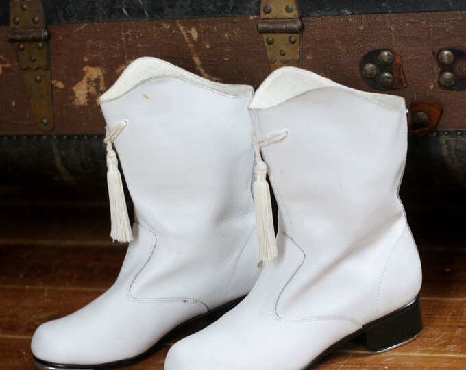 Tone Master Majorette Boots Marching Band Boots White Boots Etsy